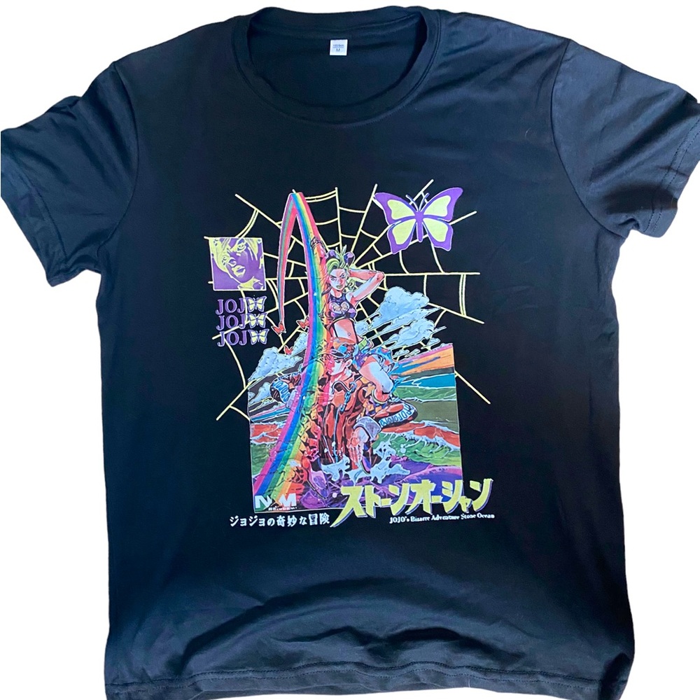 Cool anime graphic T shirt